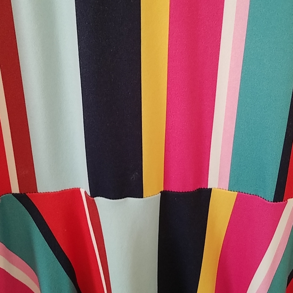 Cold Shoulder Color Block Dress - Picture 3 of 4